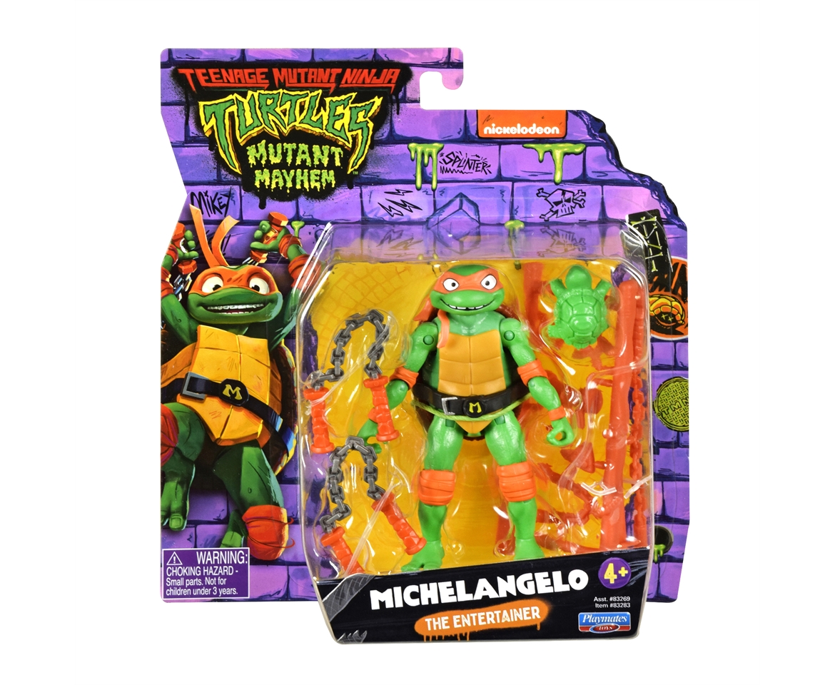 Tmnt Mutant Mayhem Basic Figure - Michelangelo