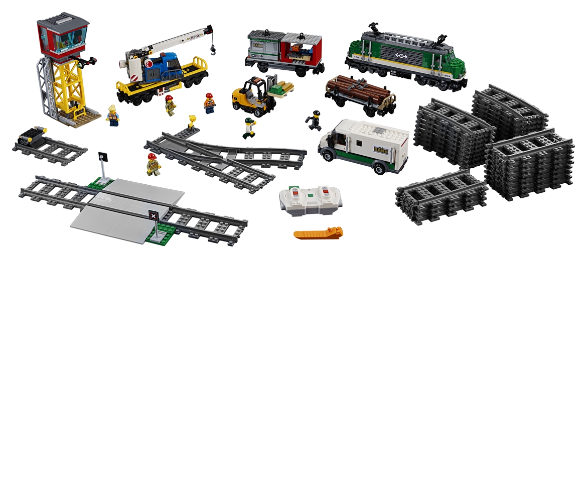 LEGO 60198 CITY ○ Cargo Train [Speed Build Review] 