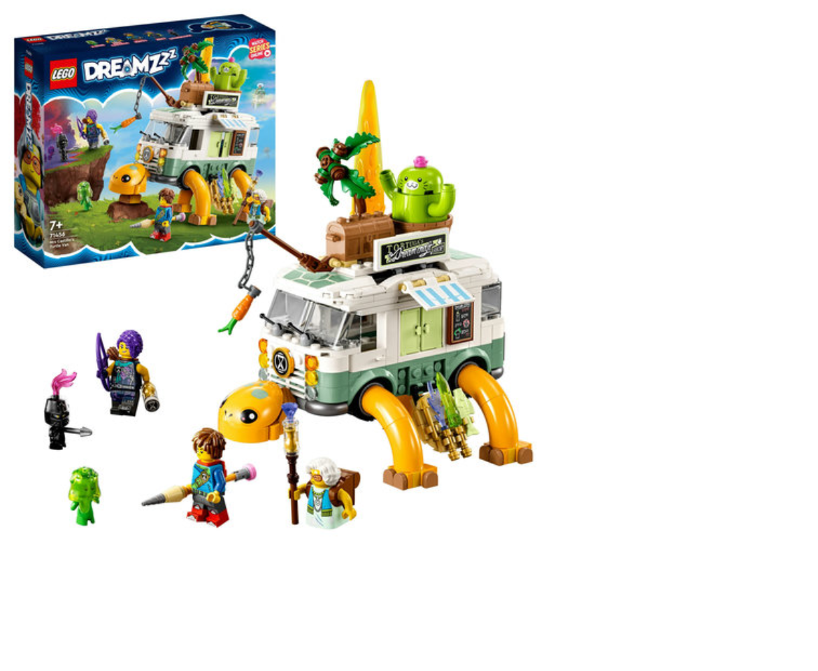 LEGO® DREAMZzz™ Mrs. Castillo’s Turtle Van 71456 Building Toy Set (434  Pieces)