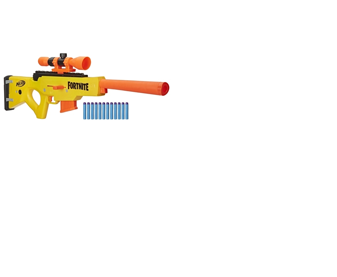 Nerf Fortnite BASR-L Blaster, Includes 12 Official Darts, Kids Toy