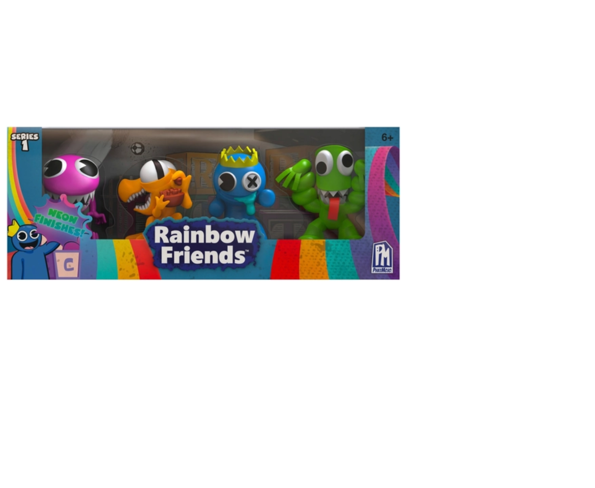 Rainbow Friends Mini Figure 4-Pack
