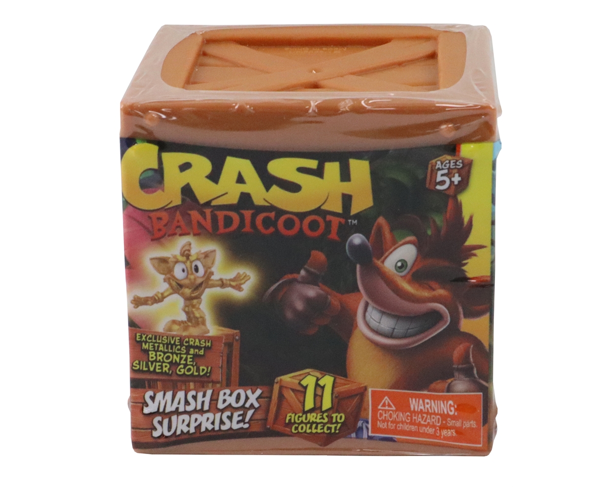 CRASH BANDICOOT 2.5-INCH ACTION FIGURE SMASH BOX SURPRISE - The Toy Book