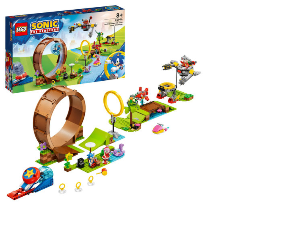 LEGO Sonic the Hedgehog™ Sonic's Green Hill Zone Loop Challenge 76994  Building Set (802 Pieces)