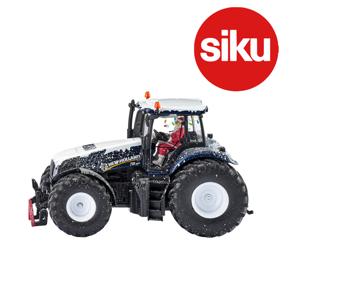 SIKU 3220 Tractor New Holland T8.390 Weihnachtstraktor Limited Edition 1:3 2 New 