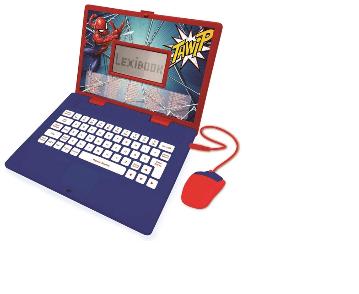 JC595SPi1 - Spider-Man - Ordinateur éducatif bilingue - Bilingual  educational laptop - Lexibook 