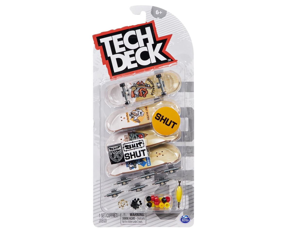 Tech Deck Ultra DLX Flip Skateboard Fingerboard (4 Pack) 