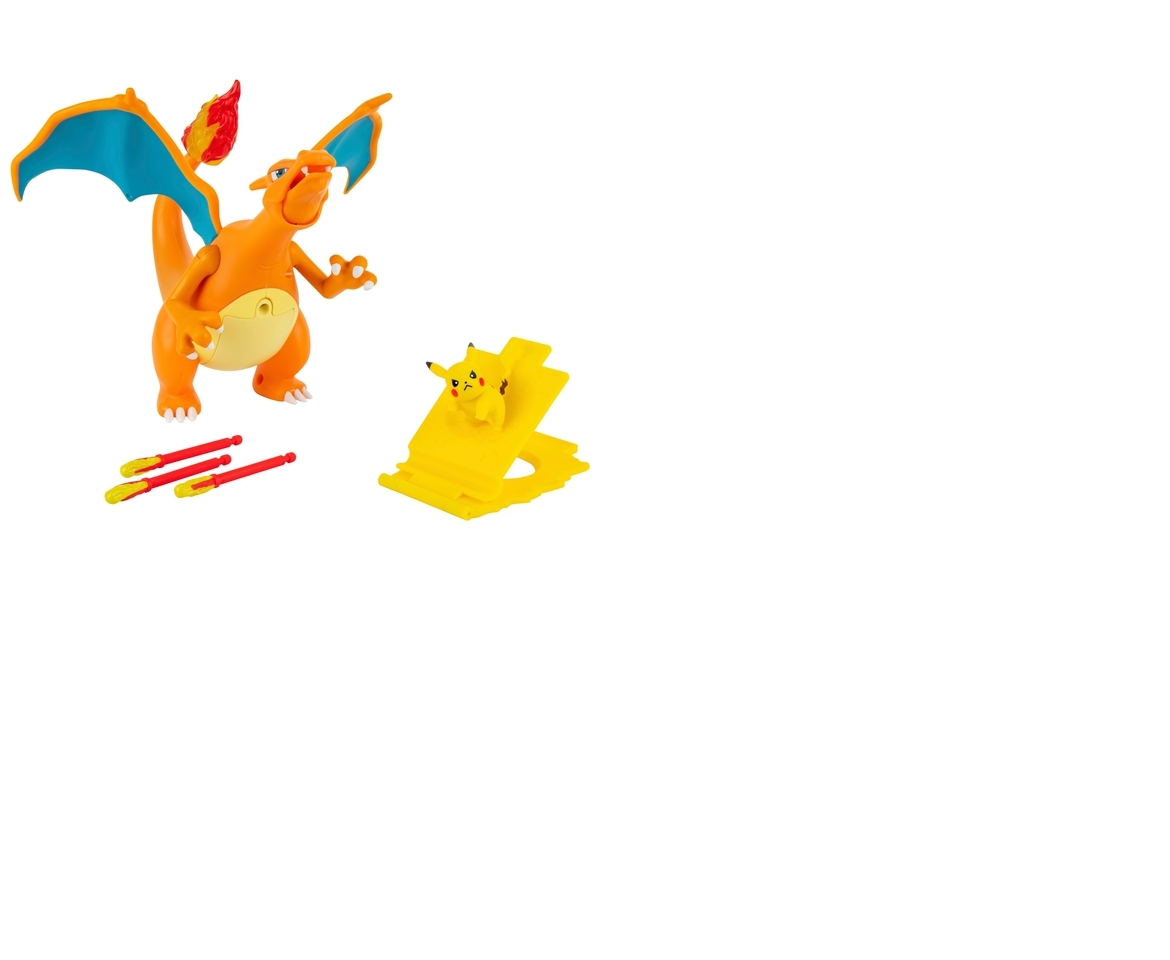 Pokémon Deluxe 15cm Flame Charizard Flight Feature & Figure