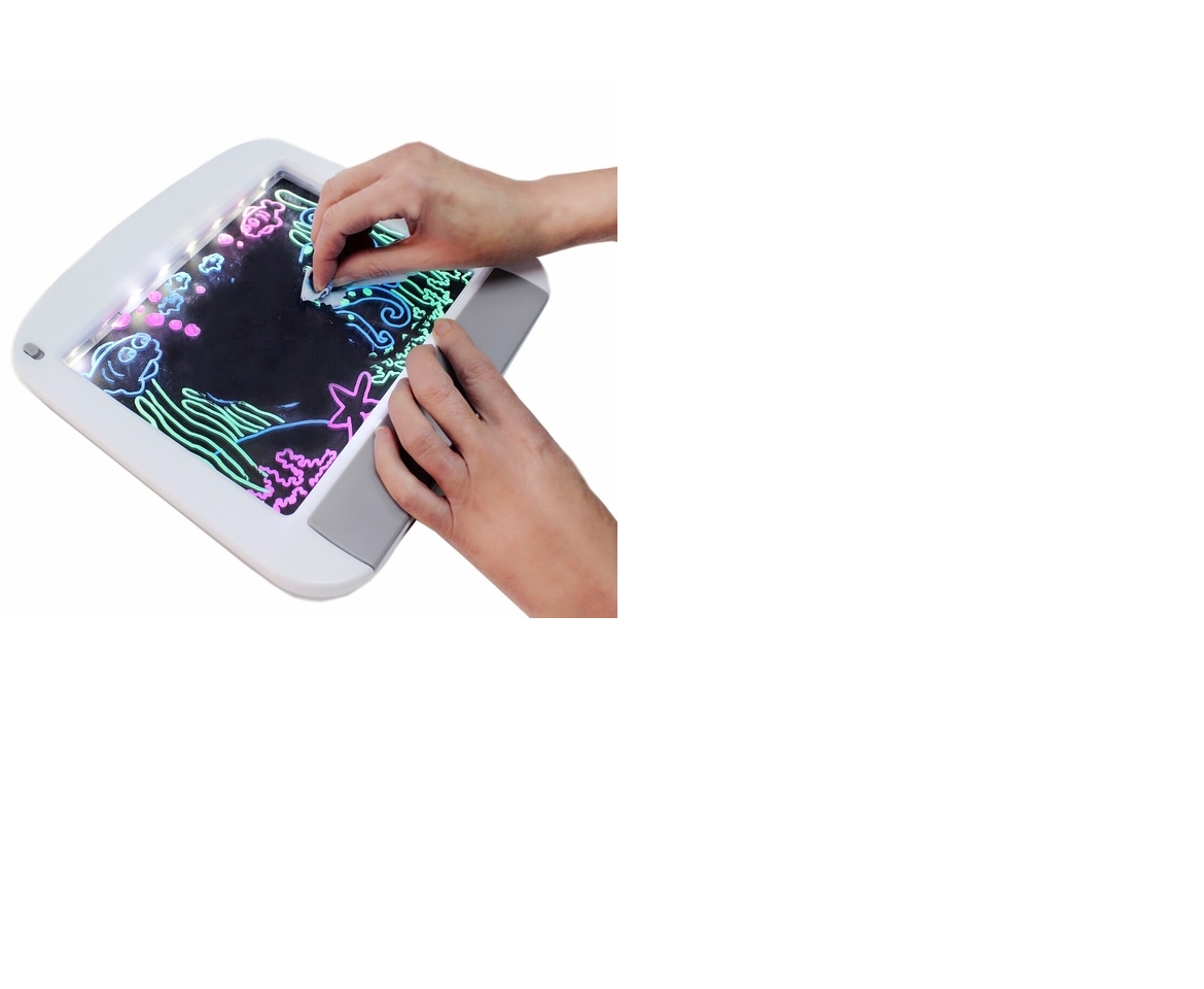 Discovery Neon LED Glow Drawing Board 