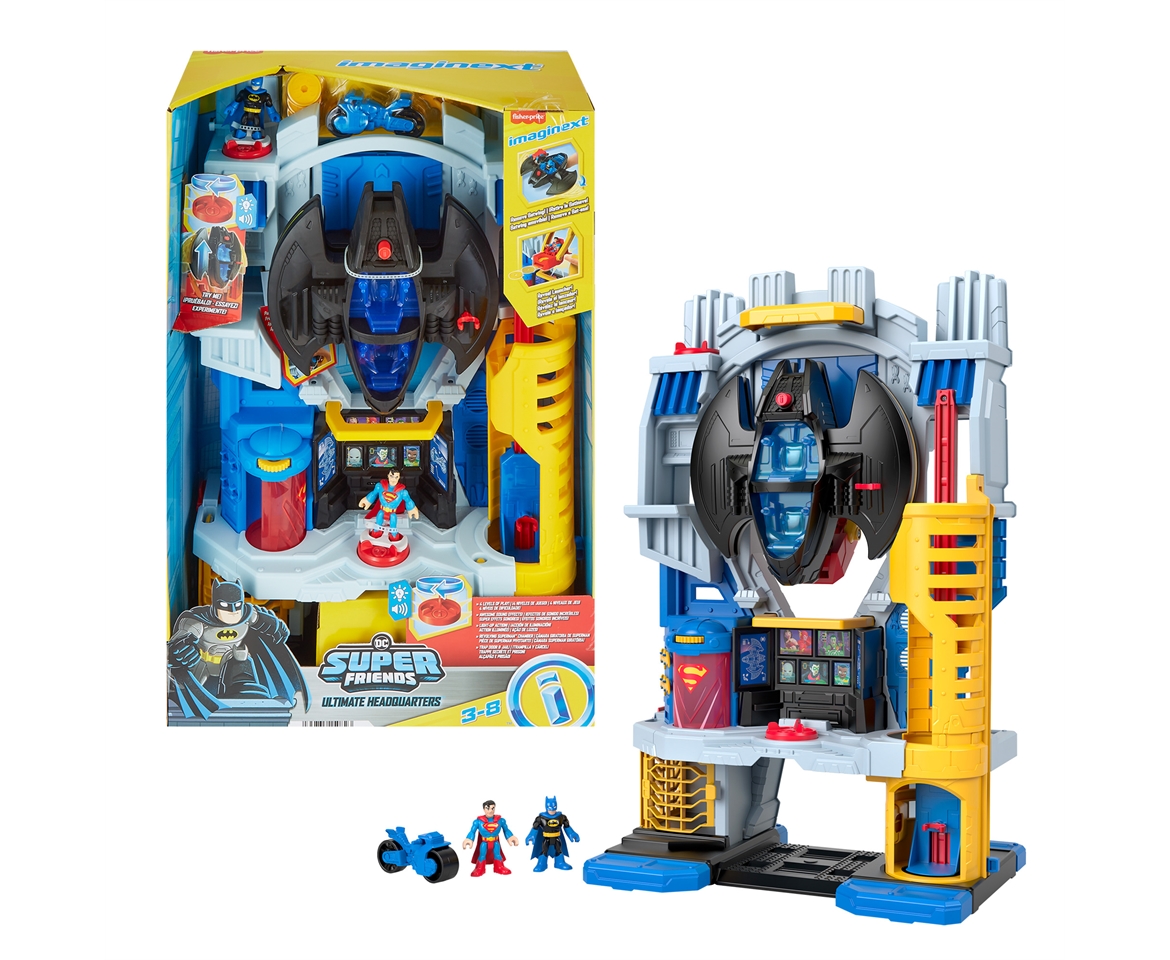 Imaginext superhero shop playsets