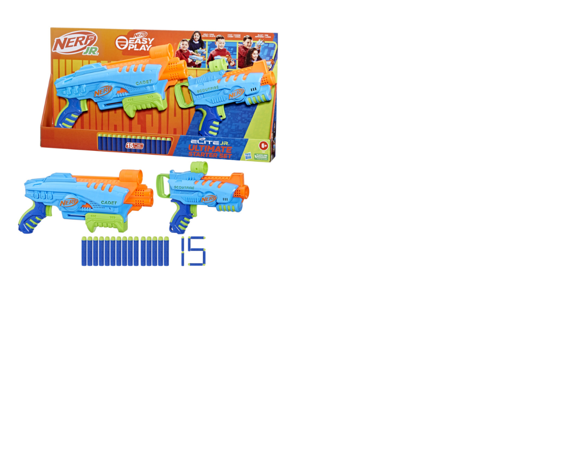 Nerf Junior New Collection. Avilable Royal Toys Muaither&Mirqab Mall.  Mob-50750981&50750982