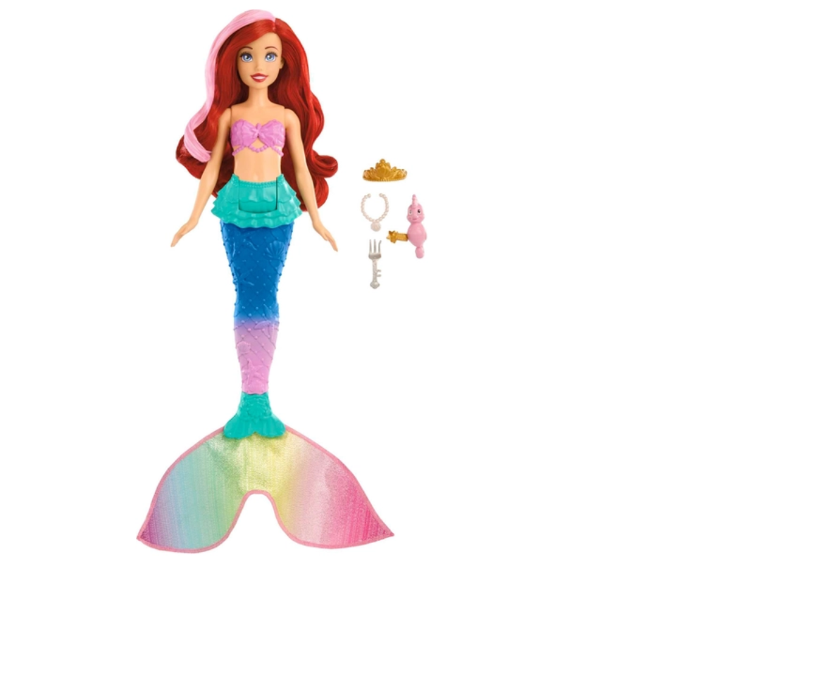 Disney Princess Swim and Splash Ariel Mermaid Doll