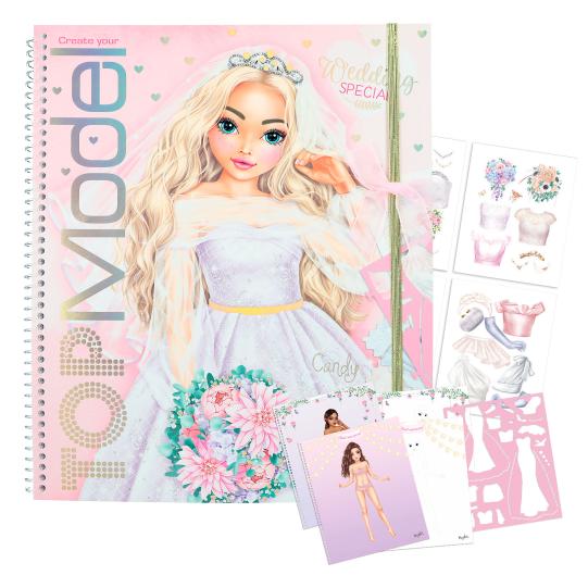 Create Your Wedding Special Topmodel Colouring Book