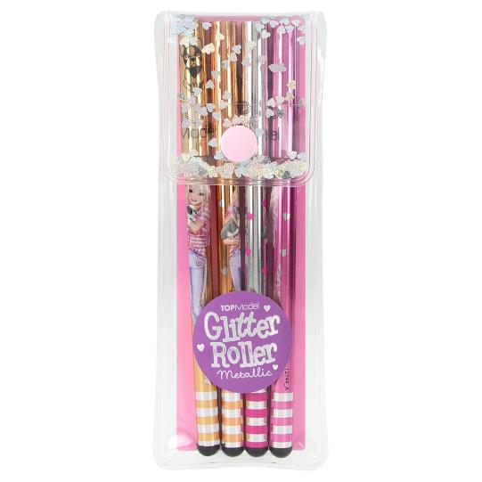 Topmodel Glitter Gel Metallic Pen Set