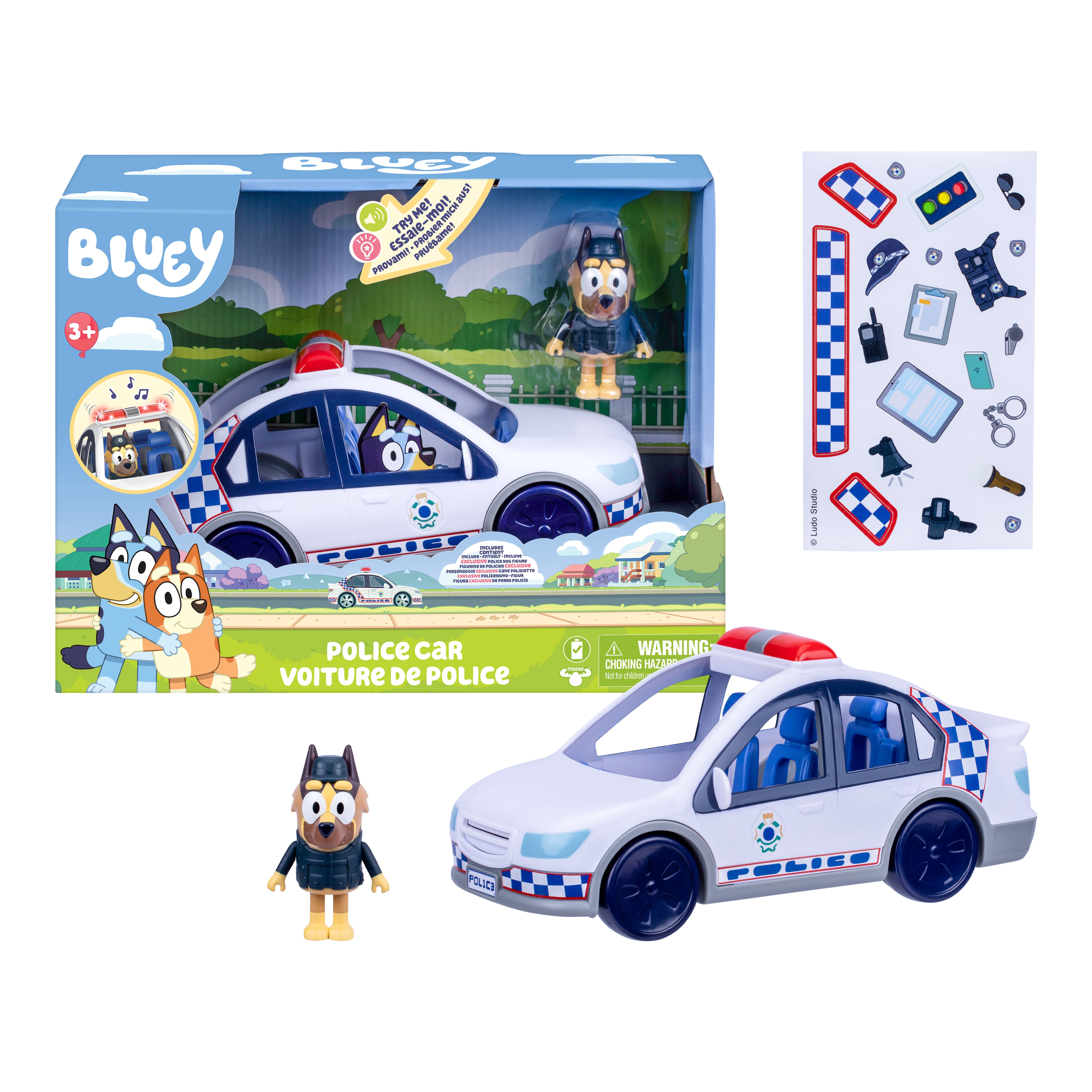 Bluey Police Car
