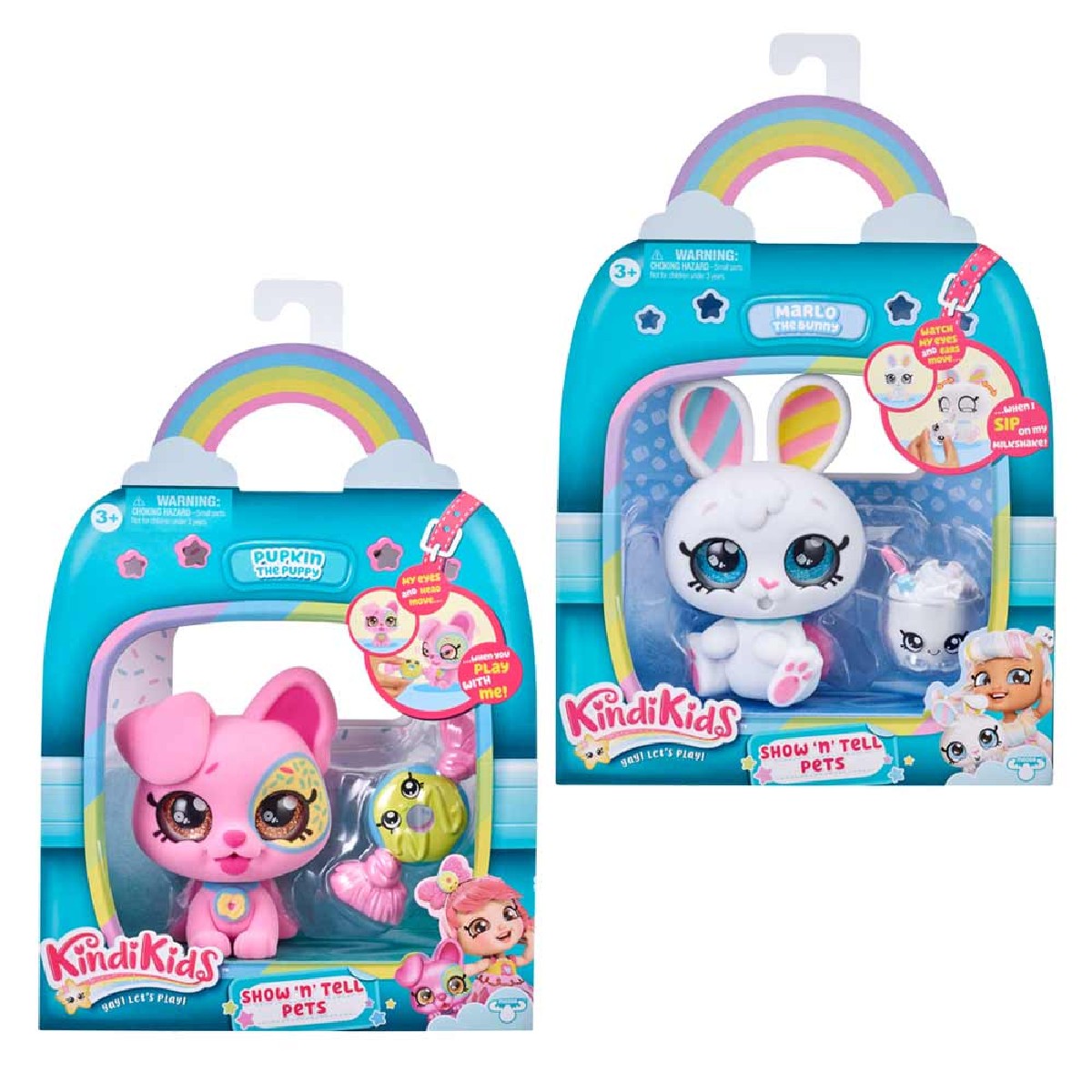 Kindi Kids S4 Show N Tell Pets Assortment