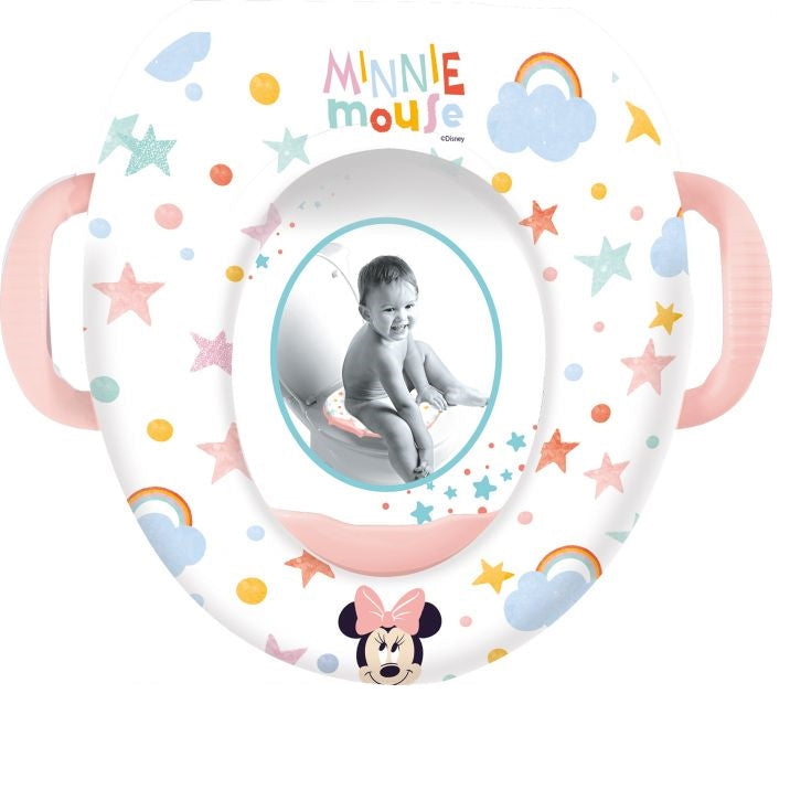 Disney Minnie Mouse/Mickey Mouse Cushioned Toilet Trainer With Handles Assortment