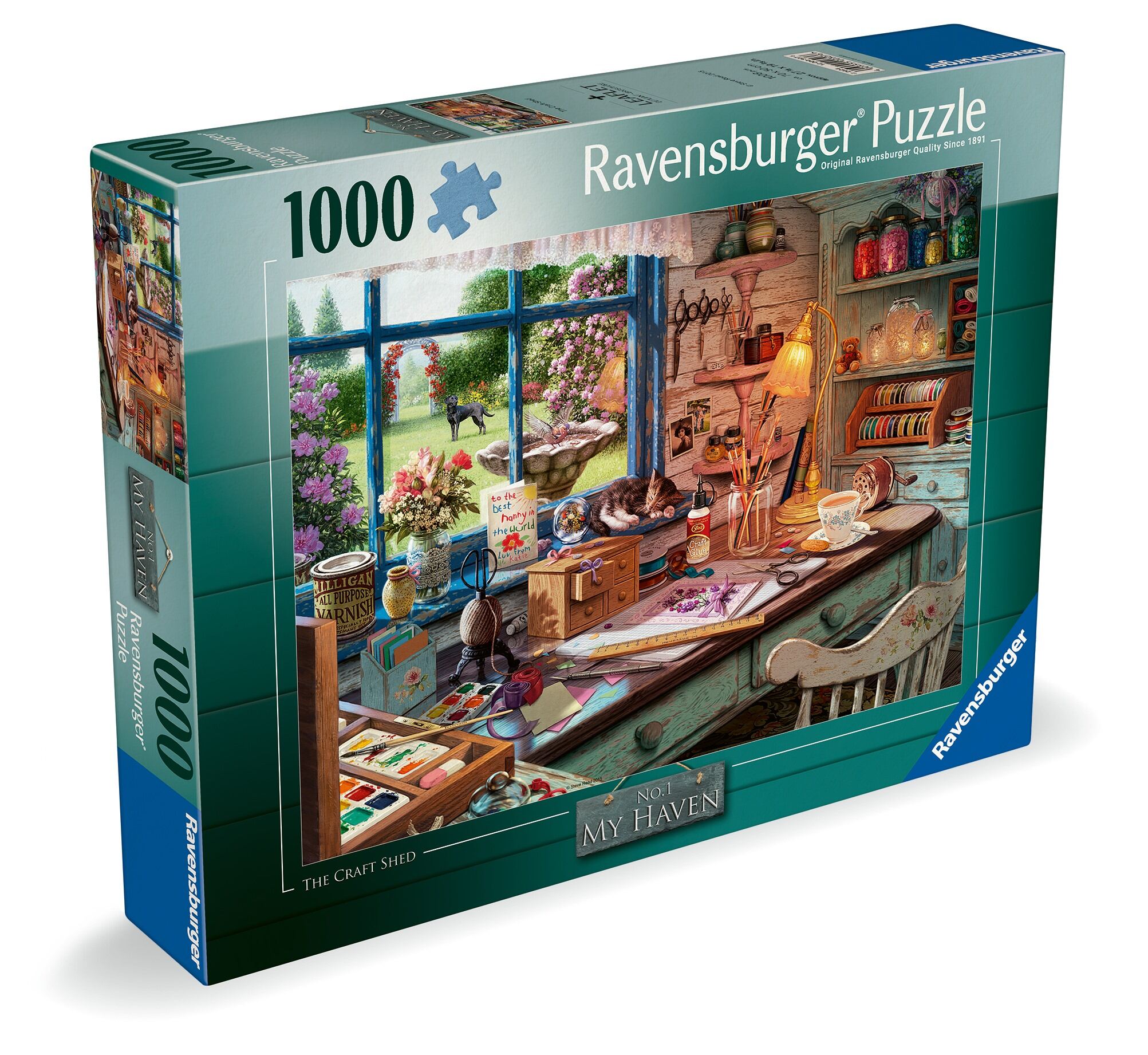 Ravensburger My Haven No 1. The Craft Shed 1000 Piece Jigsaw Puzzle