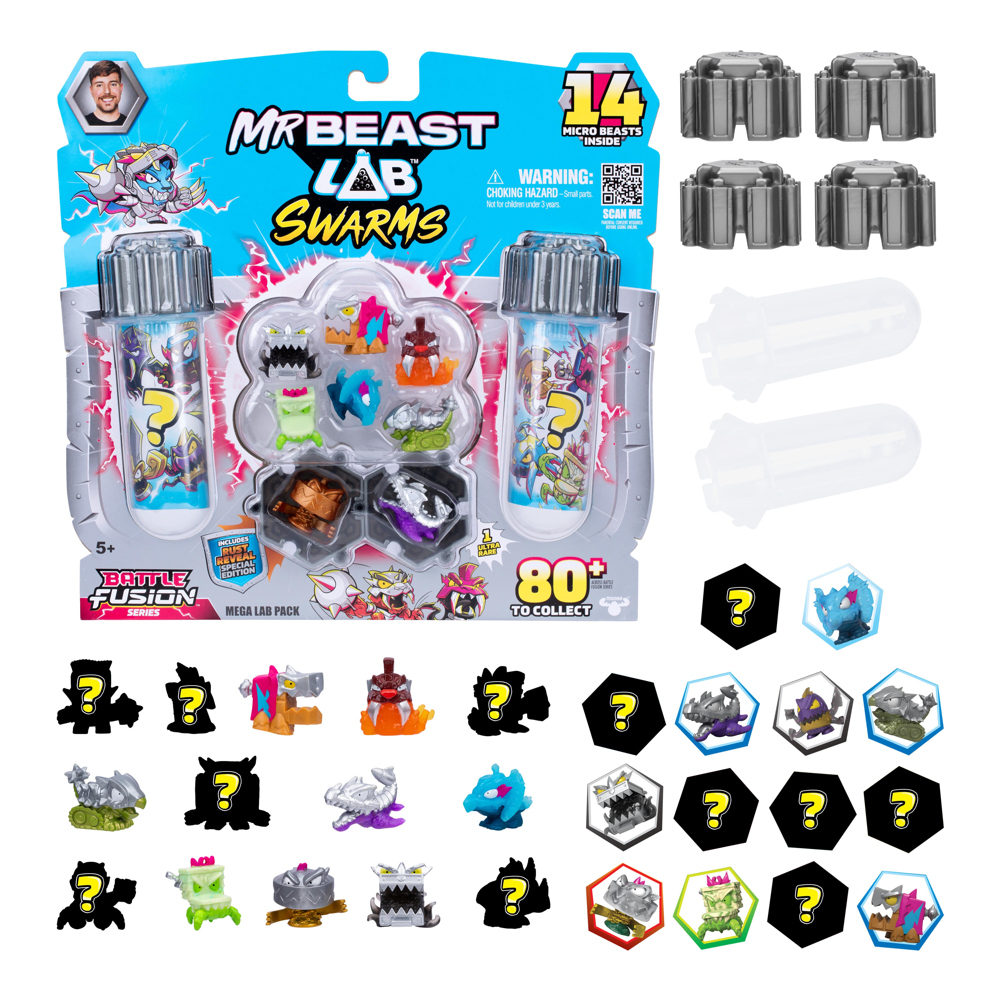 Mrbeast Lab Swarms Battle Fusion Series Mega Lab 14 Pack Assortment
