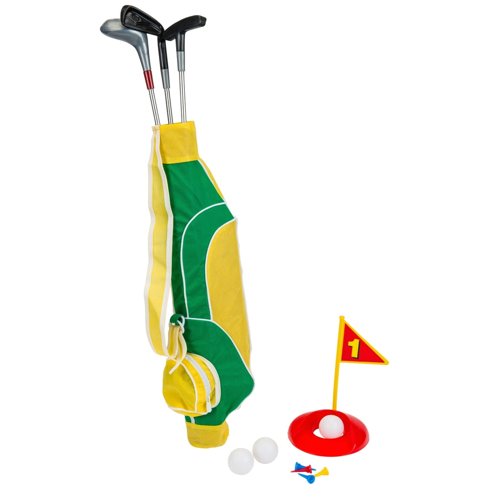 Pro Golf Clubs And Balls Caddy Set