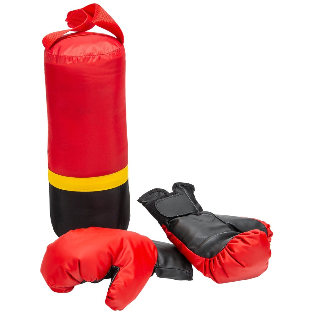 Hanging Punching Bag Set With Boxing Gloves