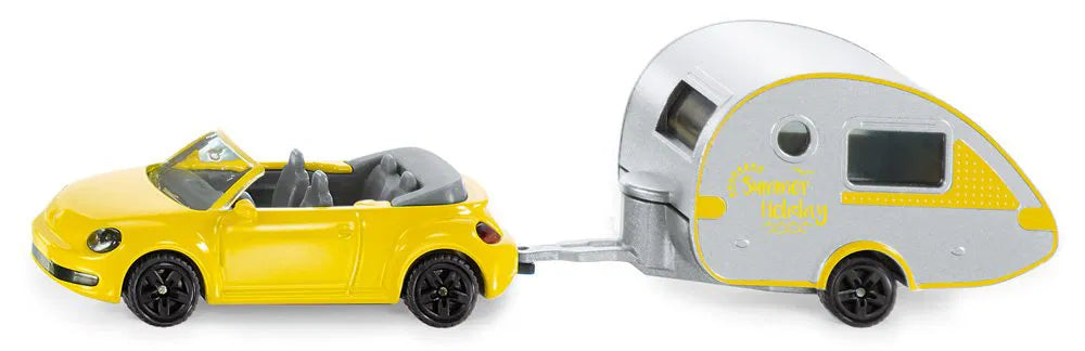 Siku Volkswagen Beetle With Caravan 1:87 Scale