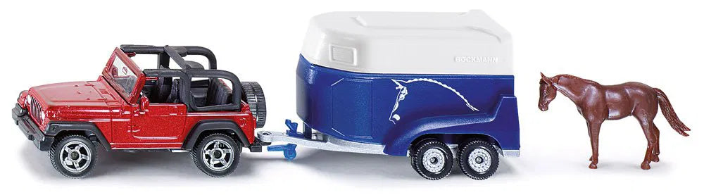 Siku Jeep With Horse Trailer