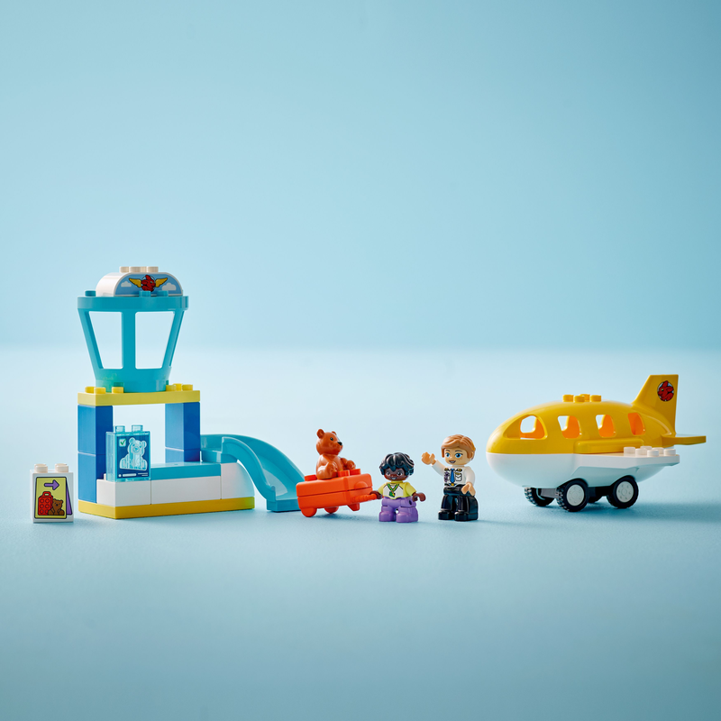 Lego® Duplo® Town First Time At The Airport Building Toy For Pretend Play 10443