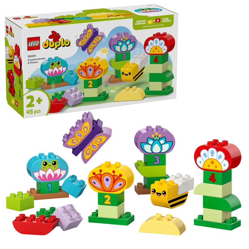 Lego® Duplo® Town Creative Garden & Flowers Colour-Sorting Stacking Toy 10444