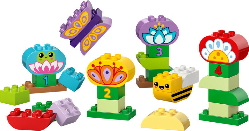 Lego® Duplo® Town Creative Garden & Flowers Colour-Sorting Stacking Toy 10444