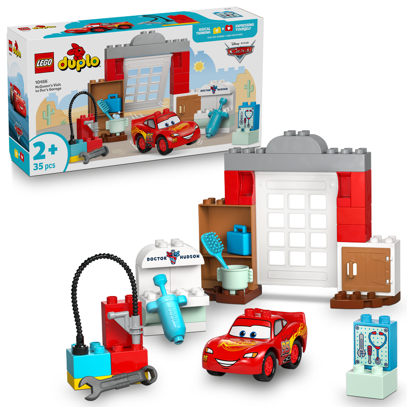 Lego® Duplo® ¦ Disney And Pixar Cars Mcqueen’s Visit To Doc’s Garage 10456