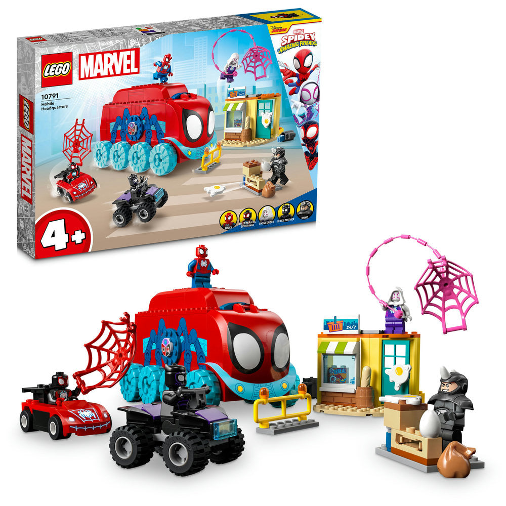 Lego® Marvel Team Spidey's Mobile Headquarters 10791 Building Toy Set (187 Pieces)