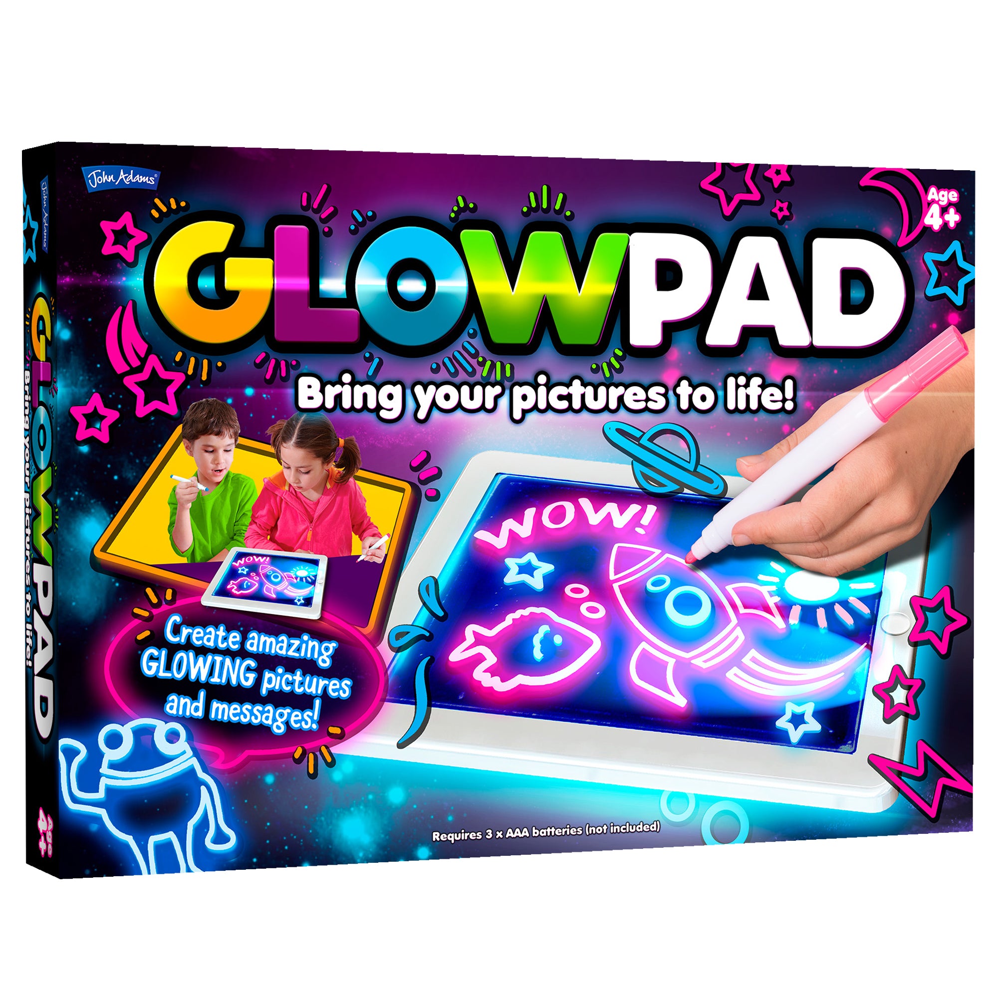 Glowpad Doodle Drawing Board Neon
