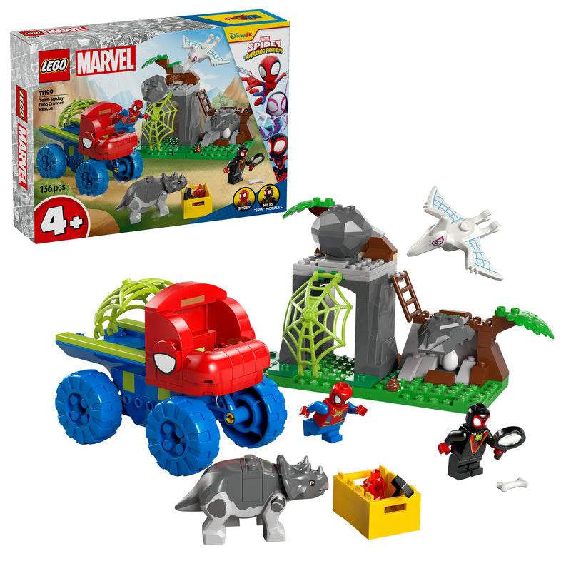 Lego® Marvel Spidey And His Amazing Friends Team Spidey Dino Crawler Rescue 11199