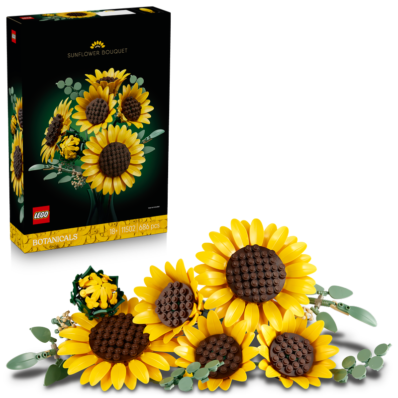 Lego Botanicals Sunflower Bouquet Flower Decor 11502