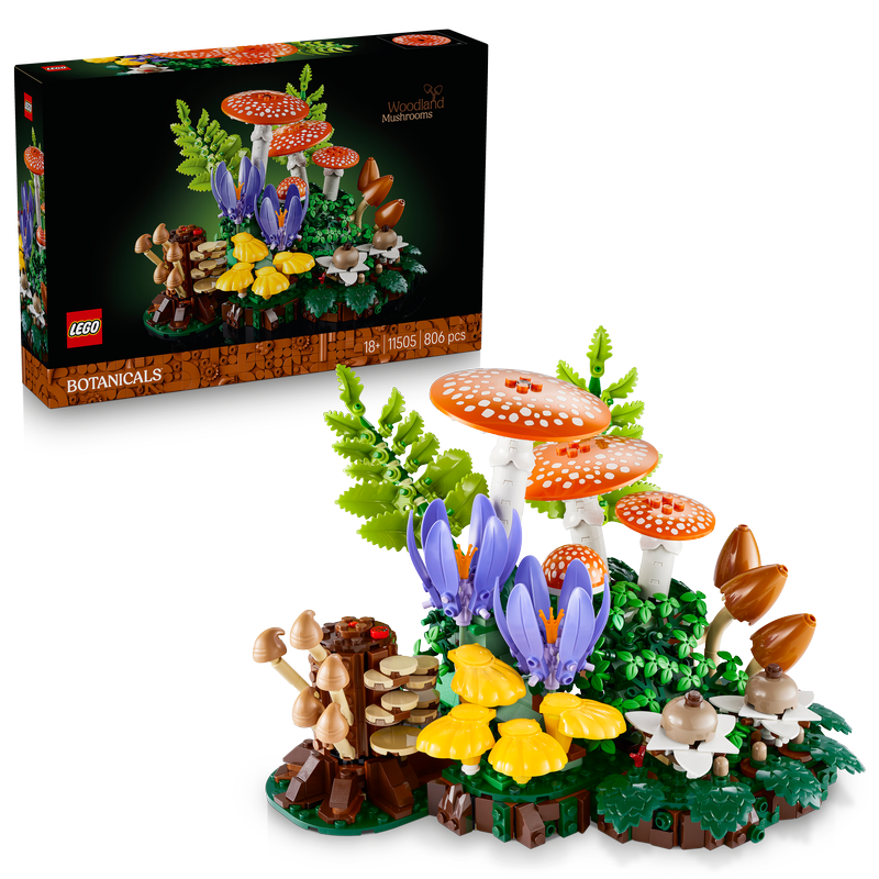 Lego Botanicals Woodland Mushrooms Decor Set 11505