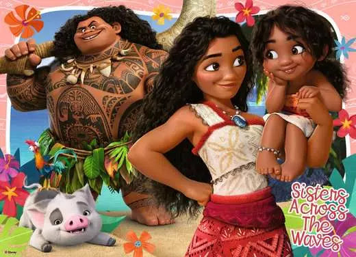 Disney Moana 2 4 X 100 Piece Puzzles