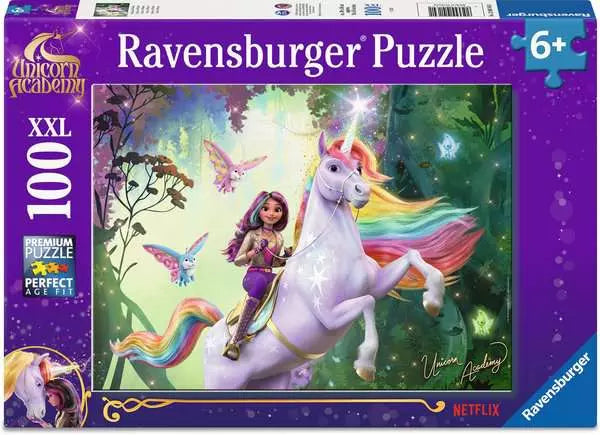 Ravensburger Unicorn Academy, 100Pc Xxl Puzzle