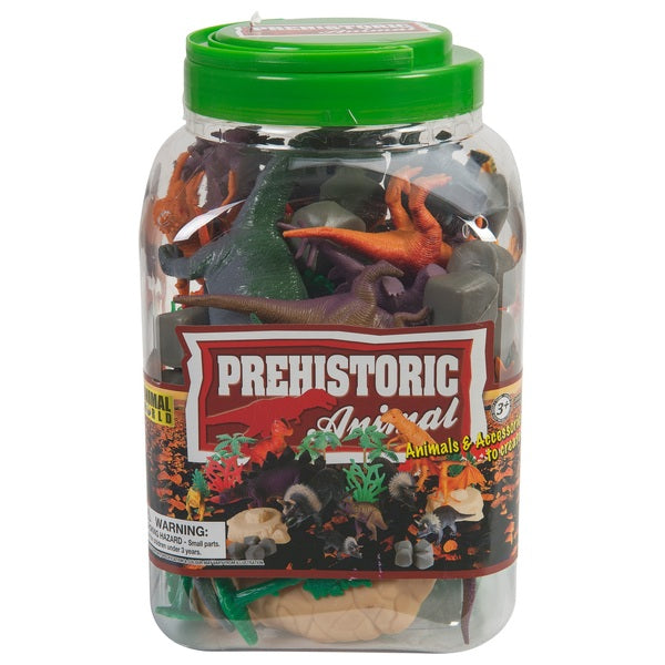 Dinosaur Figures And Accessories Set 60 Piece