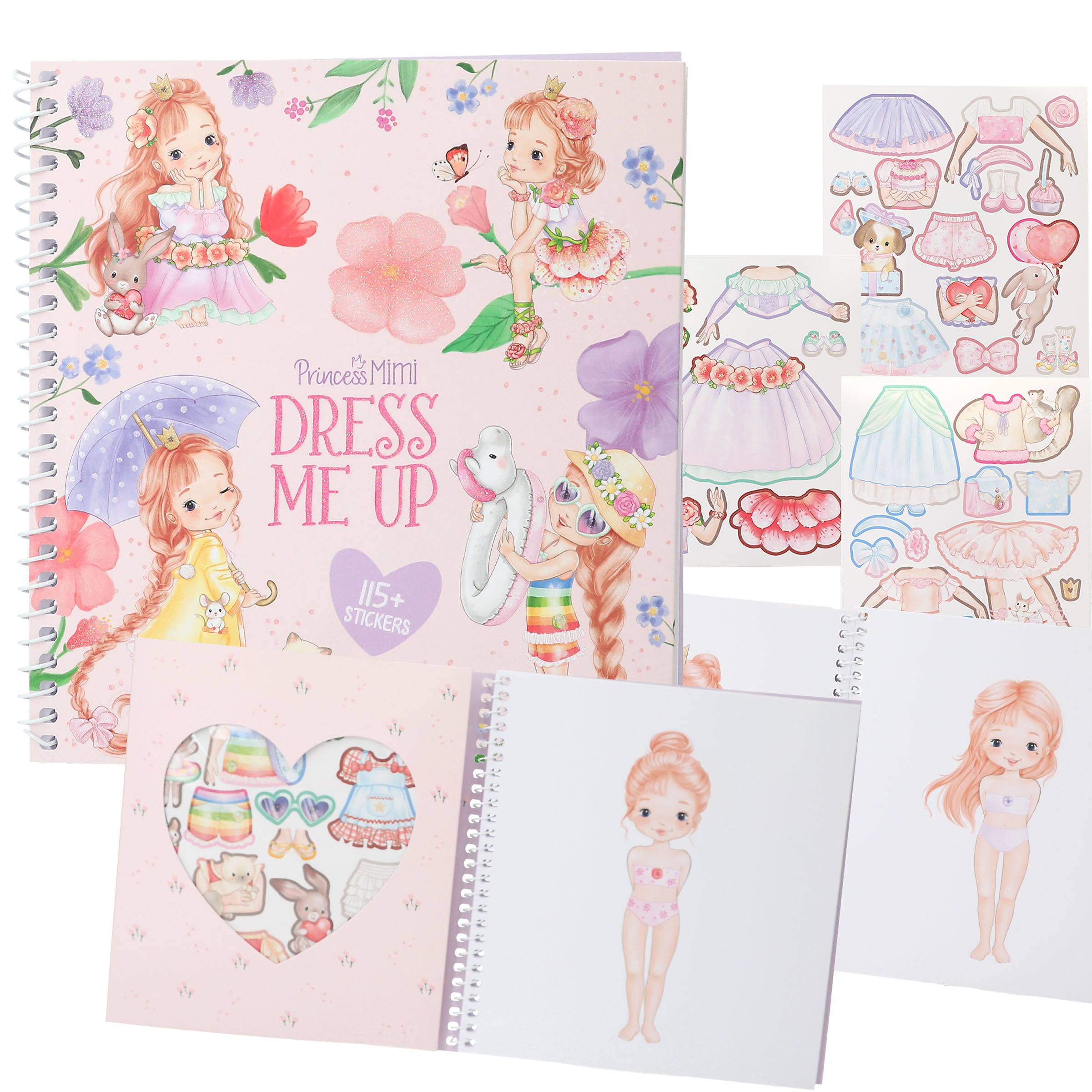 princess dress up sticker book Princesses Sticker Doll Dress-Up Book Peter Pauper Press