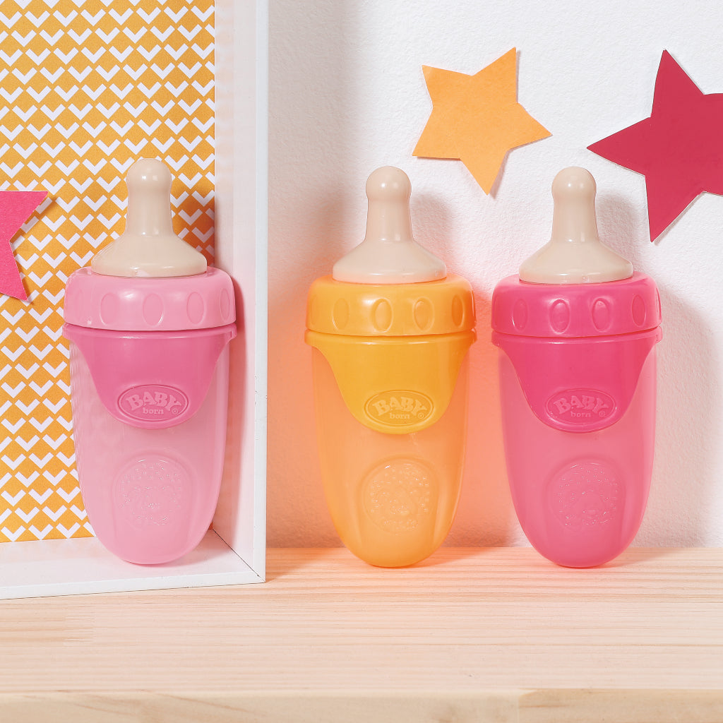 Baby Born Bottle With Cap 1 Pack - 3 Assortment
