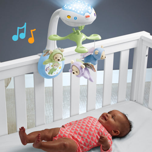 Fisher-Price Butterfly Dreams 3-In-1 Newborn Baby Light Projector Mobile