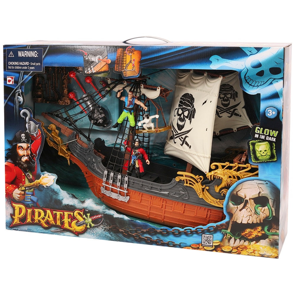 Deluxe Captain Pirate Ship Playset