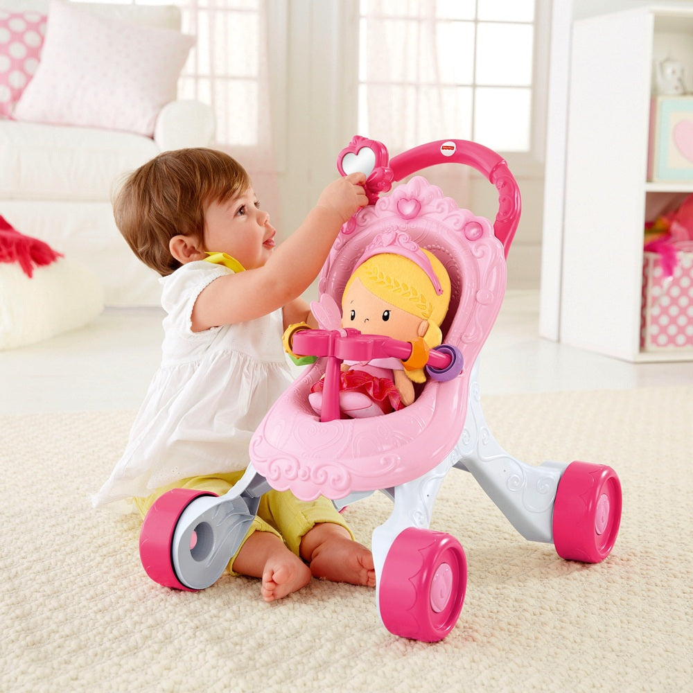 Fisher-Price Princess Mommy Stroller & Doll Gift Set
