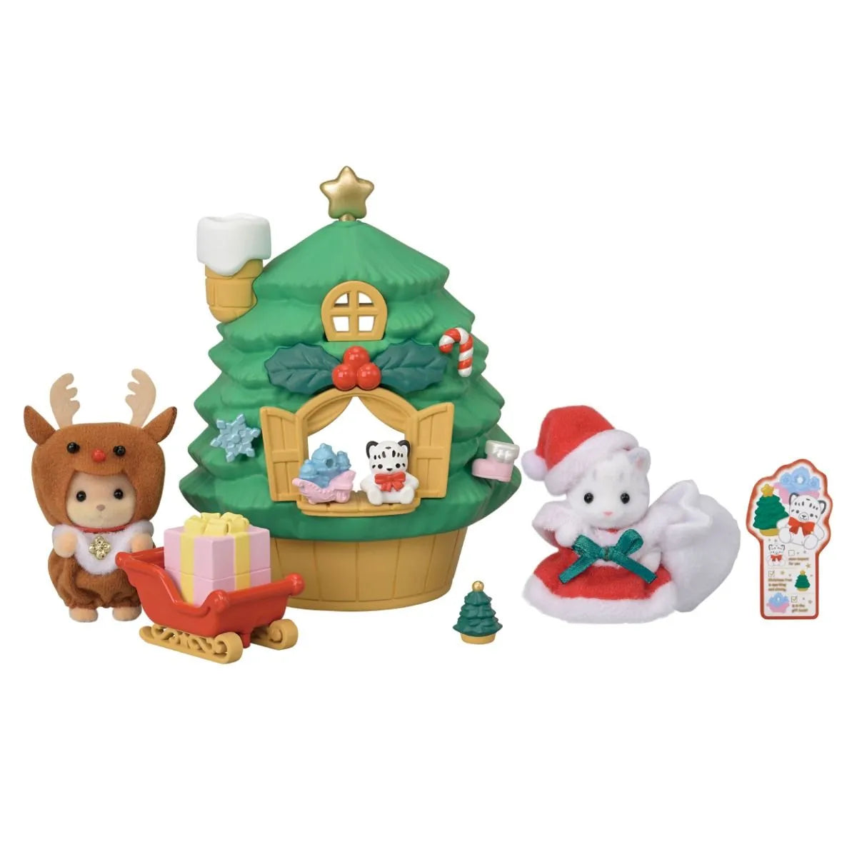 Sylvanian Families Baby Santas Christmas Tree House