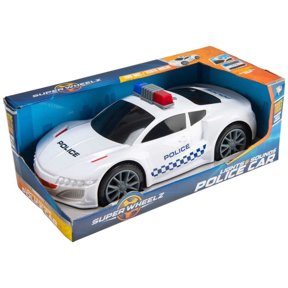 Super Wheelz Light And Sounds Police Car