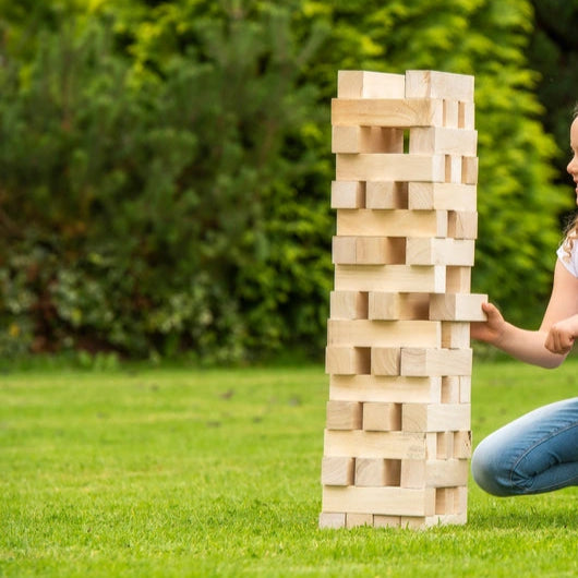 Giant Wooden Tumbling Tower Blocks