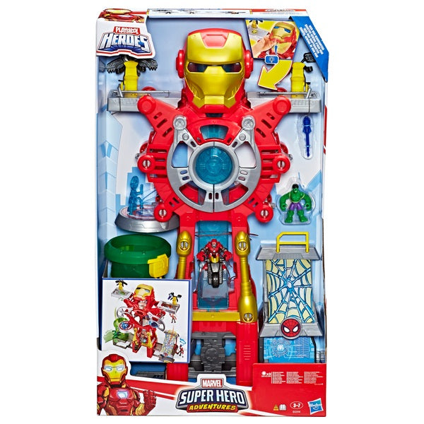 Playskool Heroes Marvel Super Hero Adventures Iron Man Headquarters Playset