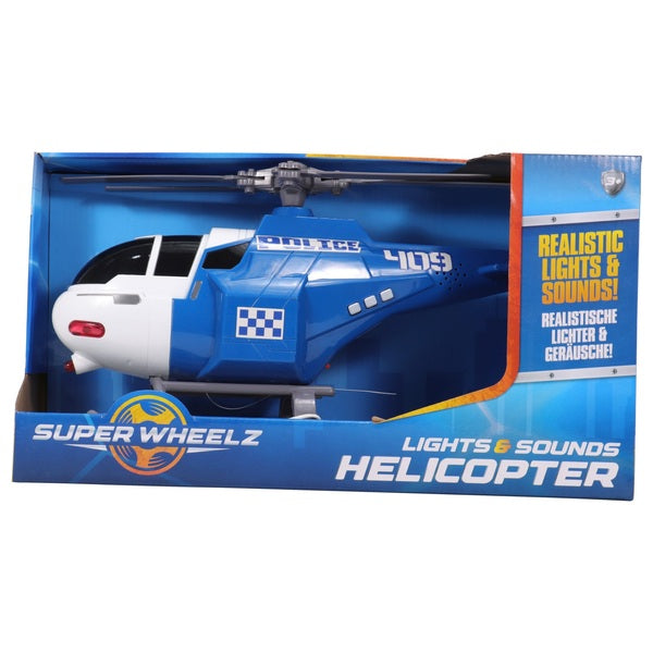 Super Wheelz Lights And Sounds Police Helicopter