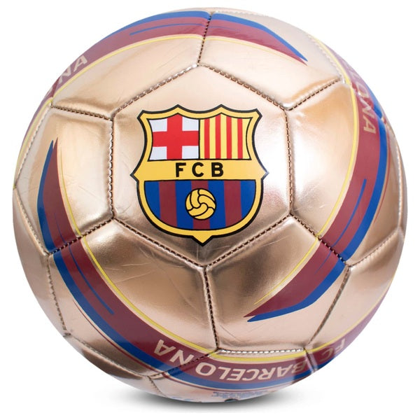 Fc Barcelona Ball Gold Metallic Size 5