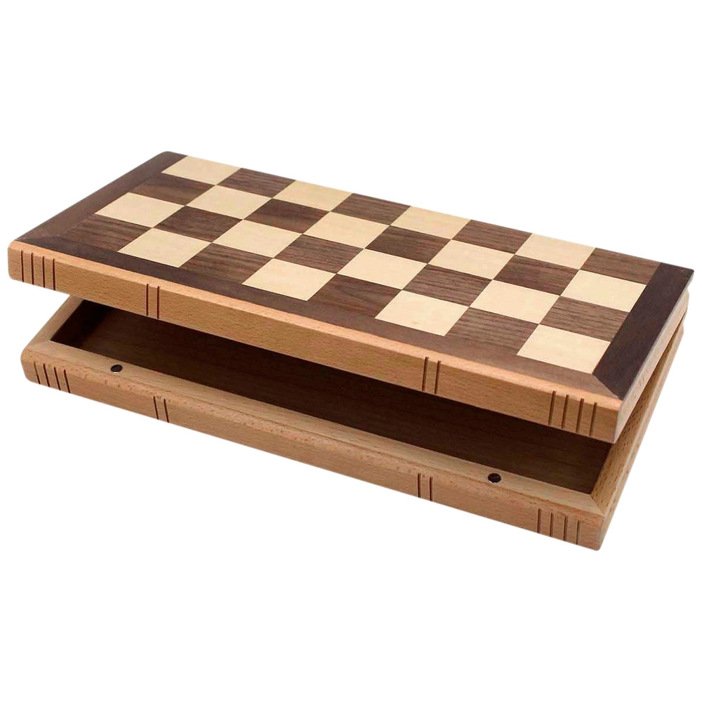 Wooden Chess & Draughts Set